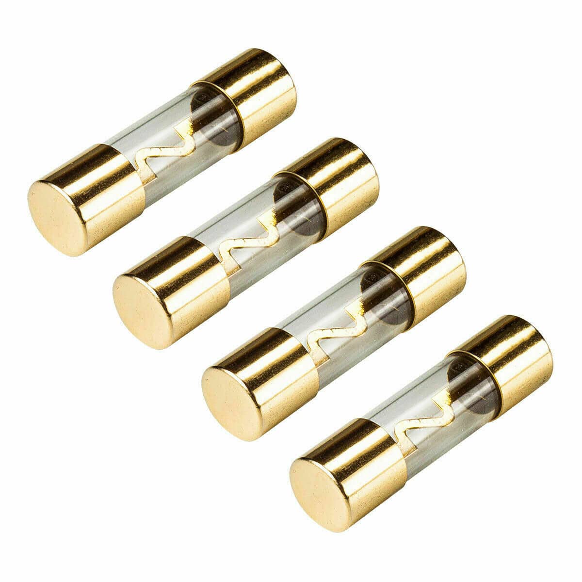 5pcs Car Audio Amp Amplifier Glass 50 A AMP AGU Gold Plated Free Shipping