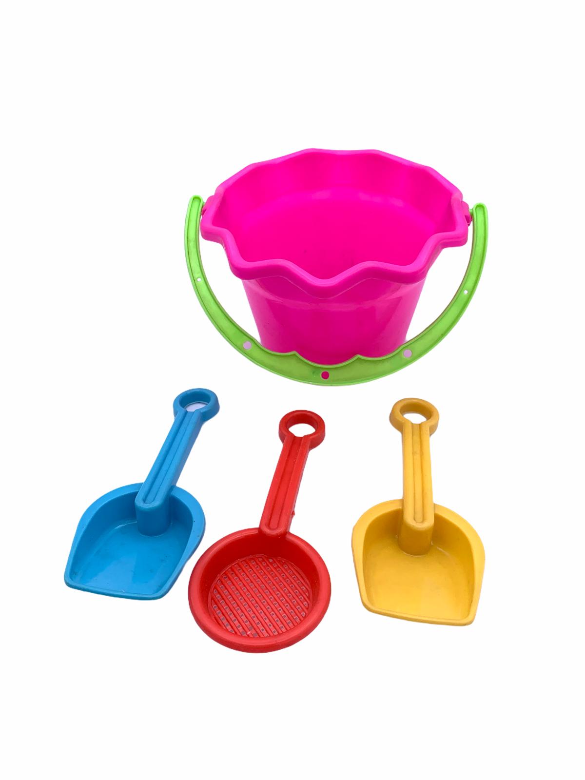 4 Pcs Kids Sand Beach Toys | Castle Bucket Spade Shovels | Toys | Birthday  Gift