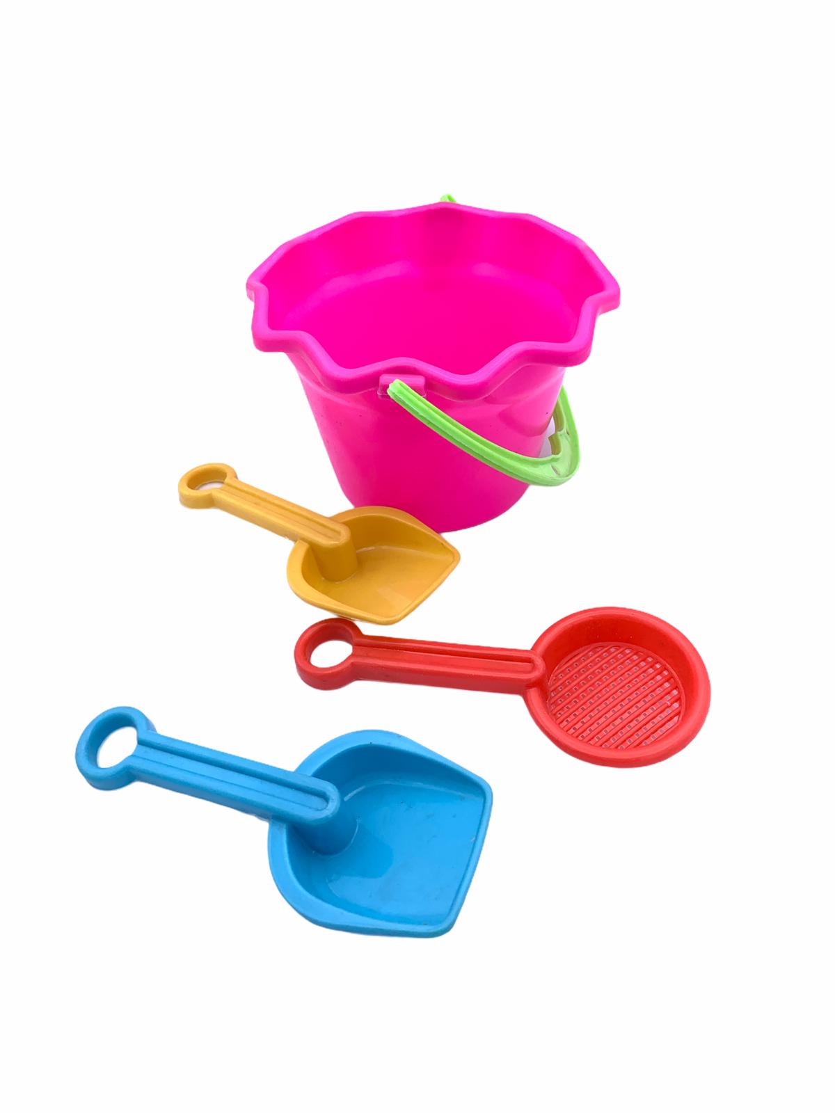 4 Pcs Kids Sand Beach Toys | Castle Bucket Spade Shovels | Toys | Birthday  Gift