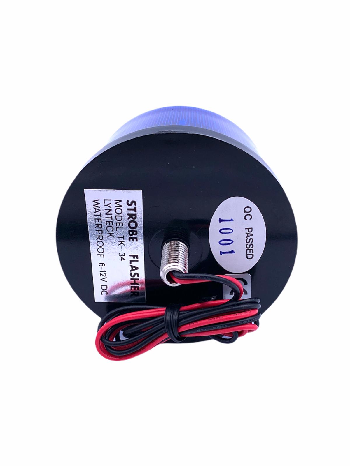 LYNTECK STROBE LED XENOX FLASHER BLUE RED TK-34 FOR SECURITY FIRE ALARM 
